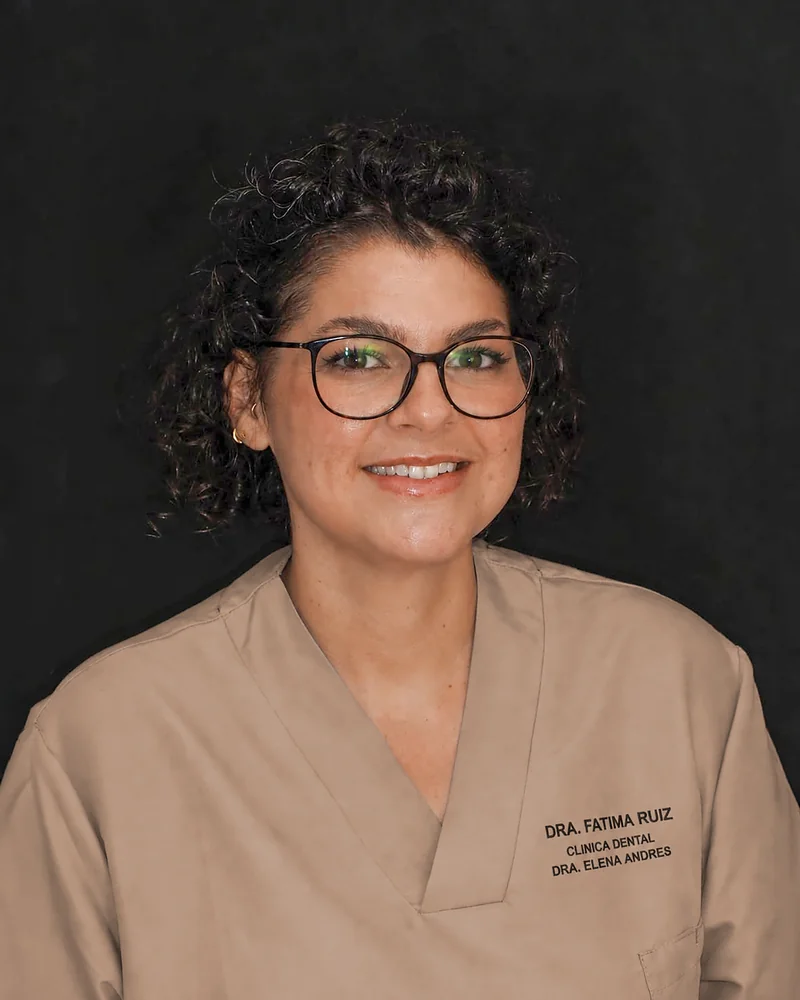 Dra. Fátima Ruíz, odontóloga del equipo de la clínica