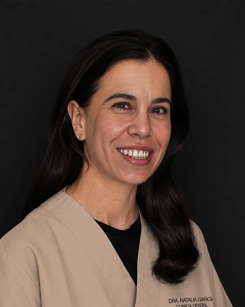 Dra. Natalia García, odontóloga de la Clínica Dental Dra. Elena Andrés